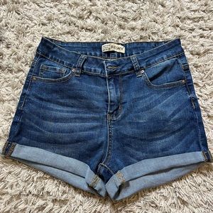 denim shorts
